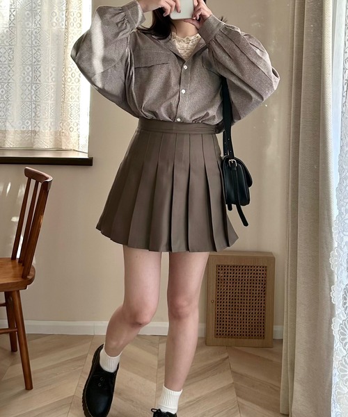 Cham. ブラウス シャツ ゆるだぼチェックシャツ レディース