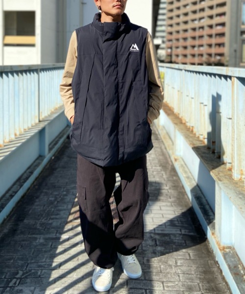 エレメント ELEMENT 新品未使用ベスト ELEMENT（エレメント） ベスト ジレ 中綿ベスト 無地ベスト/ワン