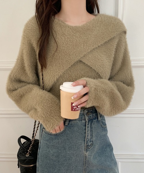 ABITOKYO（アビトーキョー） ニット セーター インナーキャミ付き