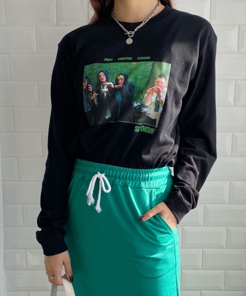 ハリーポッター ロンT 長袖 Ｔシャツ トップス セブルス リリー 楽天市場】【ユニセックス】コラボレーションロンT/セブルスと