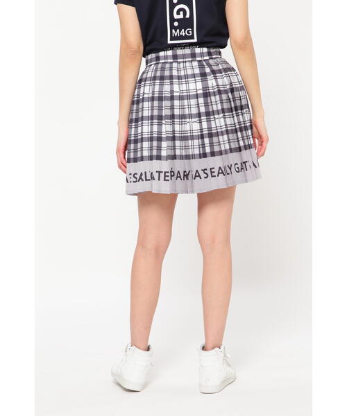 PEARLY GATES♡ エアインプレッション チェック柄スカート PEARLY GATES スカート 「PEARLY GATES」エアインプレッション