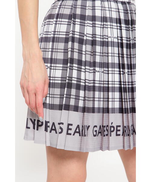 PEARLY GATES♡ エアインプレッション チェック柄スカート PEARLY GATES スカート 「PEARLY GATES」エアインプレッション