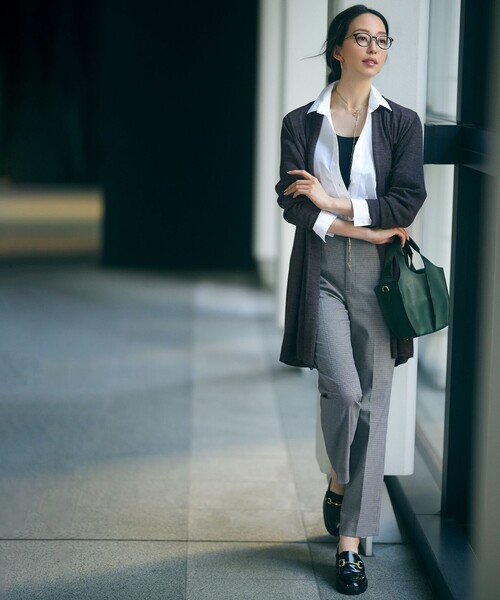 23区（ニジュウサンク） カーディガン 「洗える」サステナブルウール