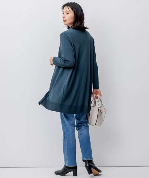 23区（ニジュウサンク） カーディガン 「洗える」サステナブルウール