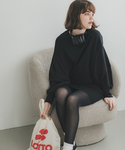 coca（コカ） トレーナー スウェット コクーンシルエット前後差