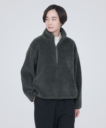 ボアフリースハーフジッププルオーバー レディース｜ZOZOTOWN Yahoo!店