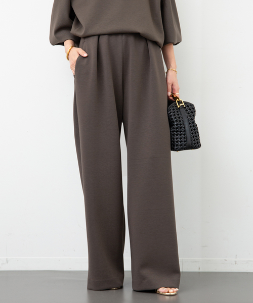 新品　Deuxieme Classe dumblefit タックパンツ Deuxieme Classe パンツ dumblefit タックパンツ レディース