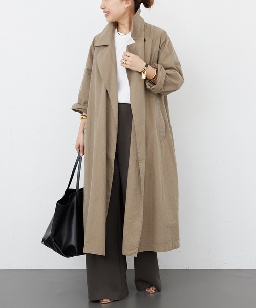 【未使用級】今期24SS　dumblefit タックパンツ　カーキ　34 Deuxieme Classe パンツ dumblefit タックパンツ : ZOZOTOWN