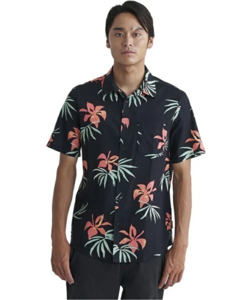 Quiksilver シャツ APERO CLASSIC SS/クイックシルバー半袖総柄