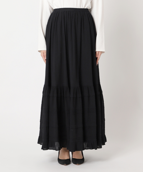Spick＆Span スカート コットンクレープギャザースカート