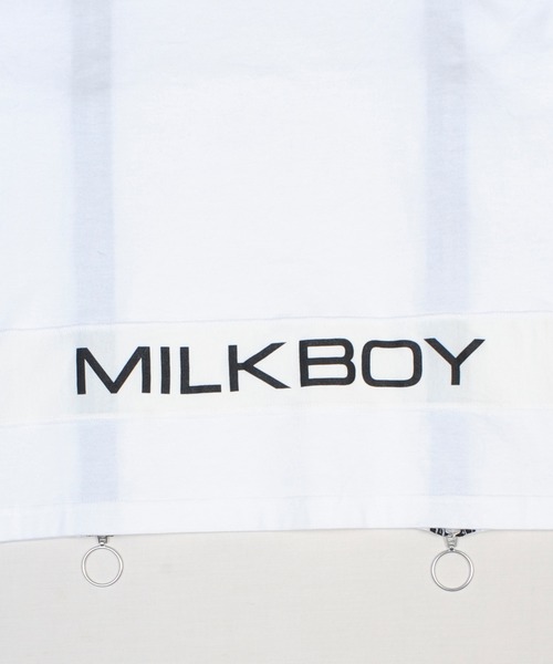 MILKBOY（ミルクボーイ） tシャツ ZIPPED LOGO Tシャツ メンズ