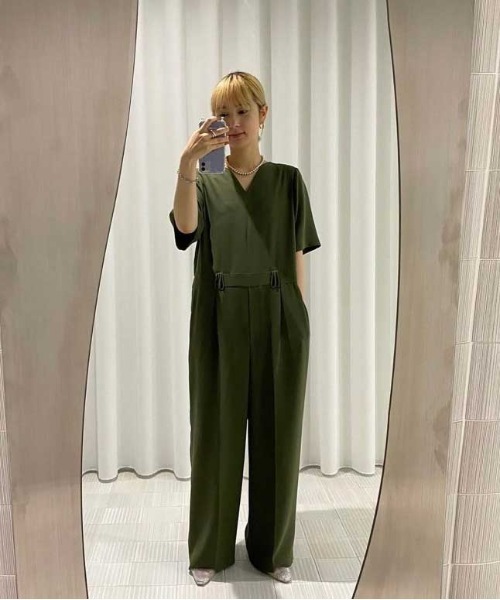 Ameri（アメリ） オールインワン GEORGETTE RELAX ROMPERS レディース