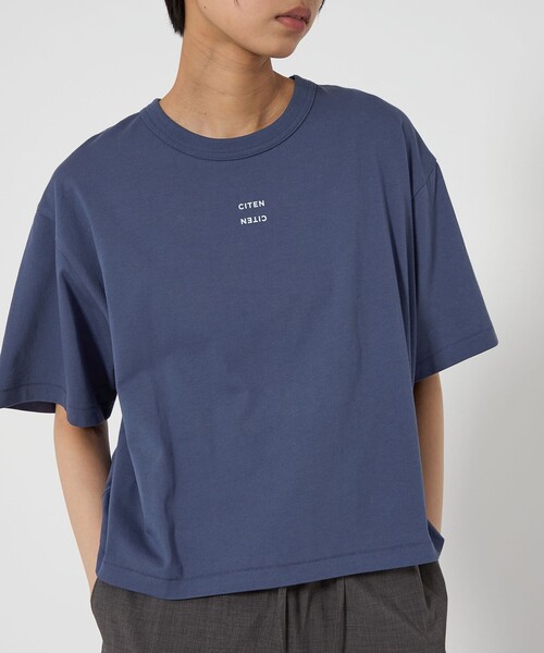 CITEN tシャツ 「CITEN」ボクシー フィット Tシャツ レディース