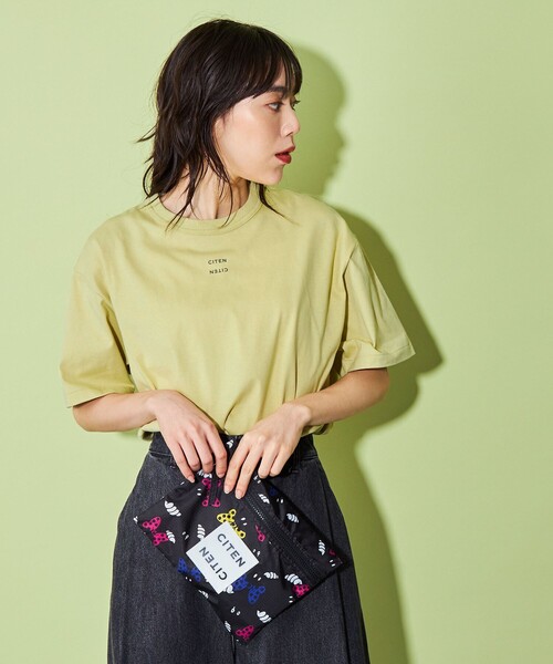 CITEN tシャツ 「CITEN」ボクシー フィット Tシャツ レディース