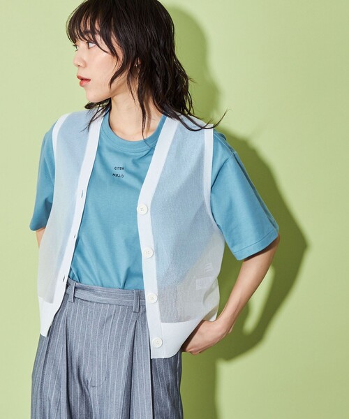 CITEN tシャツ 「CITEN」ボクシー フィット Tシャツ レディース