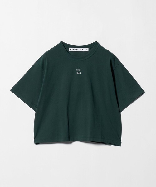 tシャツ ビーチプリントボクシーフィットTシャツ レディース CITEN tシャツ 「CITEN」ボクシー フィット Tシャツ レディース