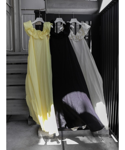 Katrin TOKYO ワンピース fluffy shoulder back tiered onepiece