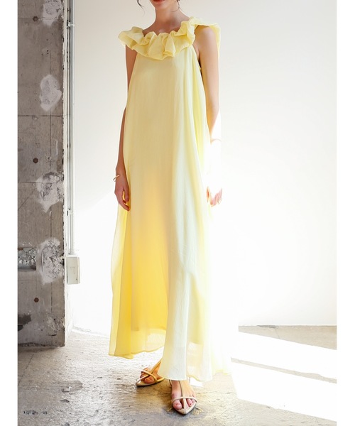 Katrin TOKYO ワンピース fluffy shoulder back tiered onepiece