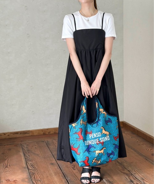 Per sist ence（パーシエンス） エコバッグ モチーフ総柄プリント保冷