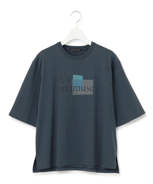 tシャツ 「洗える」Ca mamuse ロゴ TEE レディース 23区 tシャツ 「洗える」Ca mamuse ロゴ TEE レディース