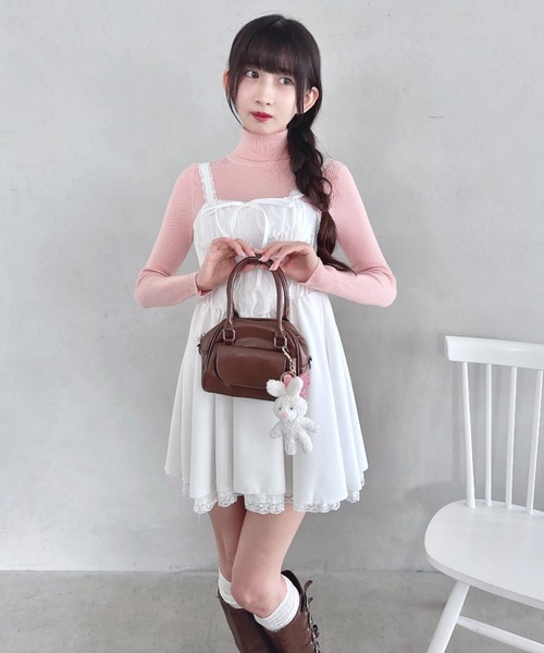 Loueme ワンピース レースピンタックフレアワンピース : ZOZOTOWN