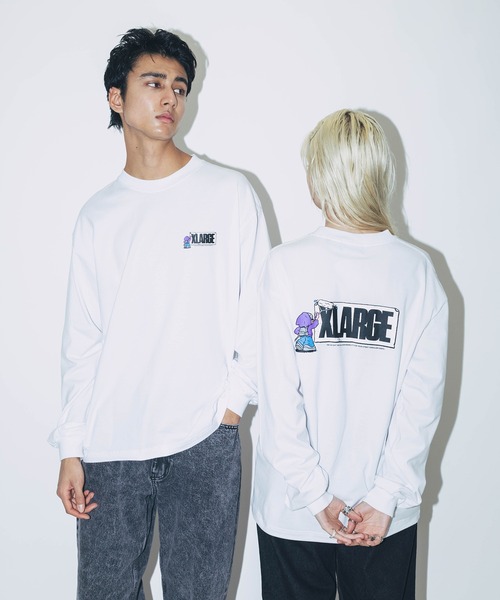XLARGE☆STREET VANDALISM Tシャツ XLARGE tシャツ STREET VANDALISM L/S TEE メンズ レディース