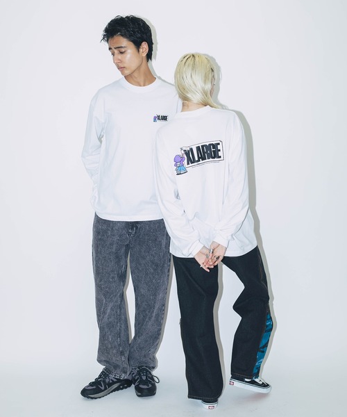 XLARGE tシャツ STREET VANDALISM L/S TEE メンズ レディース