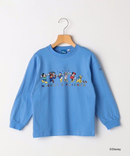 SHIPS tシャツ KIDS:100〜130cm / ディズニー 長袖 TEE キッズ 子供服