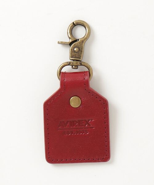 AVIREX キーホルダー KEY HOLDER ”EMBOSSED LEATHER