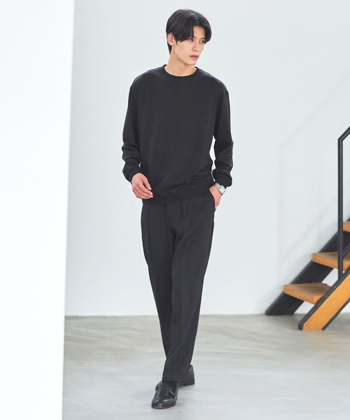 ESSENTIALS WARDROBE tシャツ ハイゲージケーブル長袖クルーネック