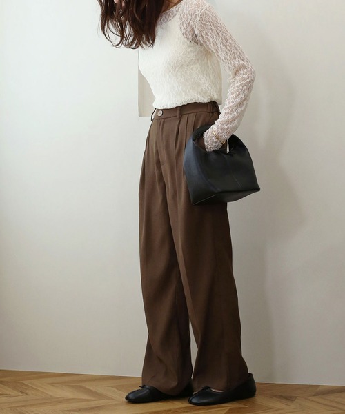 トップス NOA NOAHL tシャツ 「NOAHL」シアーレーストップス レディース