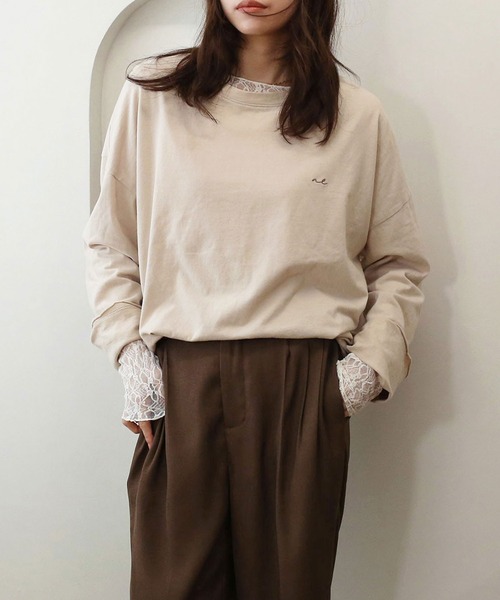 NOAHL tシャツ 「NOAHL」シアーレーストップス レディース