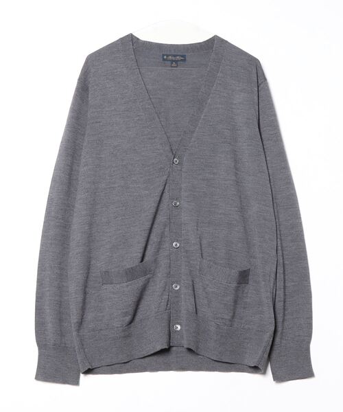 BROOKS BROTHERS カーディガン メリノウール Vネック