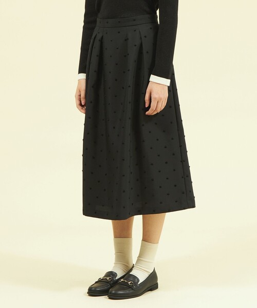 MACKINTOSH PHILOSOPHY ドットスカート MACKINTOSH PHILOSOPHY スカート ドットジャガードタックス