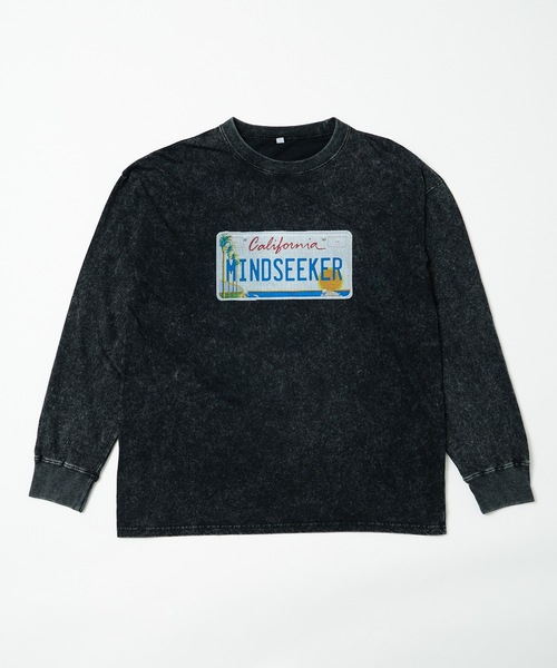 mindseeker（マインドシーカー） tシャツ Number Plate L/S Tee メンズ 