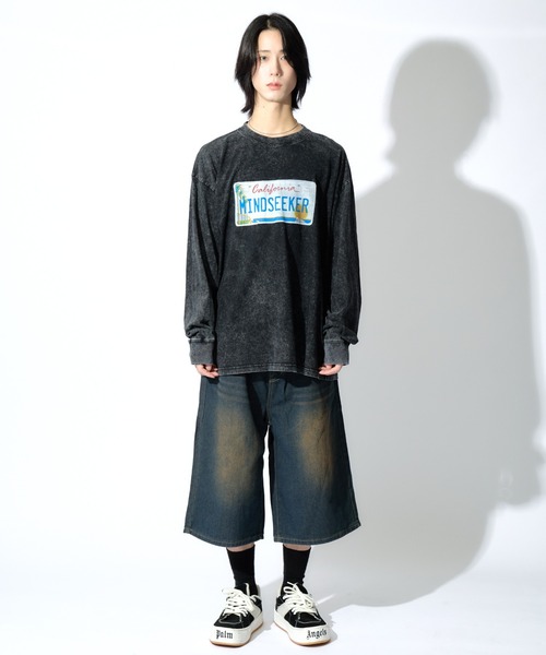 mindseeker（マインドシーカー） tシャツ Number Plate L/S Tee メンズ 