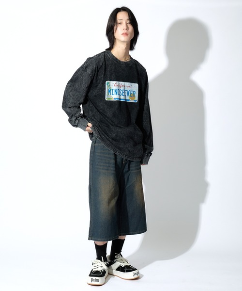 mindseeker（マインドシーカー） tシャツ Number Plate L/S Tee メンズ 