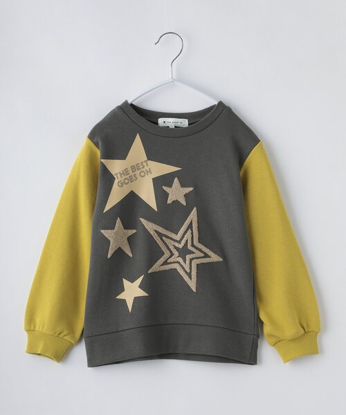 Sora k　6/12発送 THE SHOP TK トレーナー 「100-160」星さがら刺繍裏毛プルオーバー