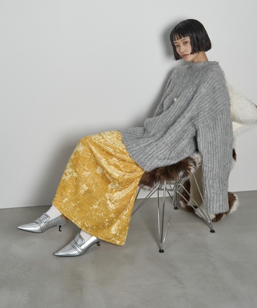【関税込み】アリア パテントレザー ローファー パンプス THE Yon パンプス フェイクパテントレザーローファーパンプス