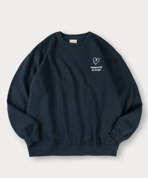 トレーナー スウェット 「0」ワンポイント刺繍 アソートスウェット