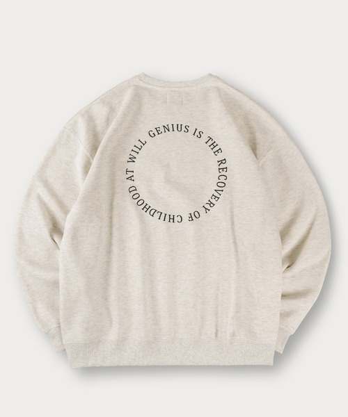 トレーナー スウェット 「0」ワンポイント刺繍 アソートスウェット