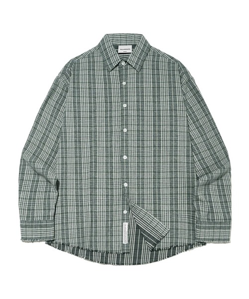 ブラウス シャツ 「UNISEX」Filluminate／GEEK チェックシャツ レディース メンズ ALAND ブラウス シャツ 「UNISEX」Filluminate／GEEK チェック