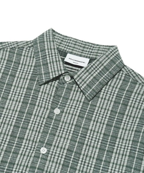 ALAND ブラウス シャツ 「UNISEX」Filluminate／GEEK チェック