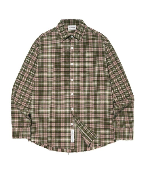 ブラウス シャツ 「UNISEX」Filluminate／GEEK チェックシャツ レディース メンズ ALAND ブラウス シャツ 「UNISEX」Filluminate／GEEK チェック