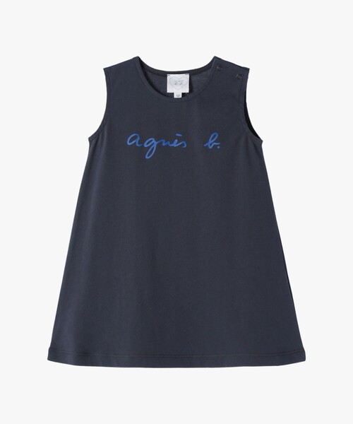 agnes b.（アニエスベー） ワンピース S137 L ROBE ベビー ロゴ