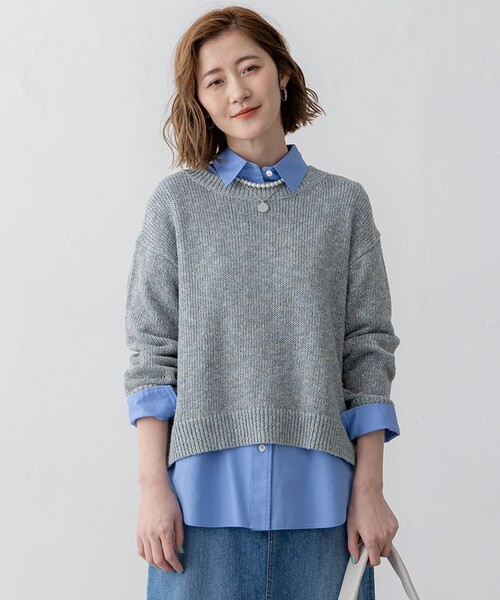 ルルウィルビー　セーター　ニット　グレー　2 LOULOU WILLOUGHBY（ルルウィルビー） 長袖ニット 2 グレー系その他