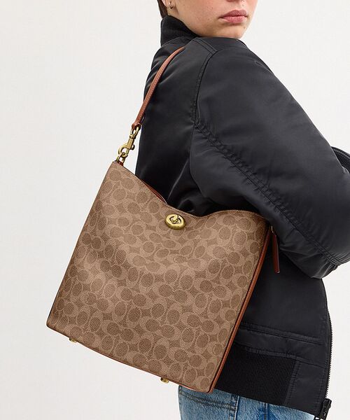 COACH ショルダーバッグ バッグ ウィロウ ソフト バケット