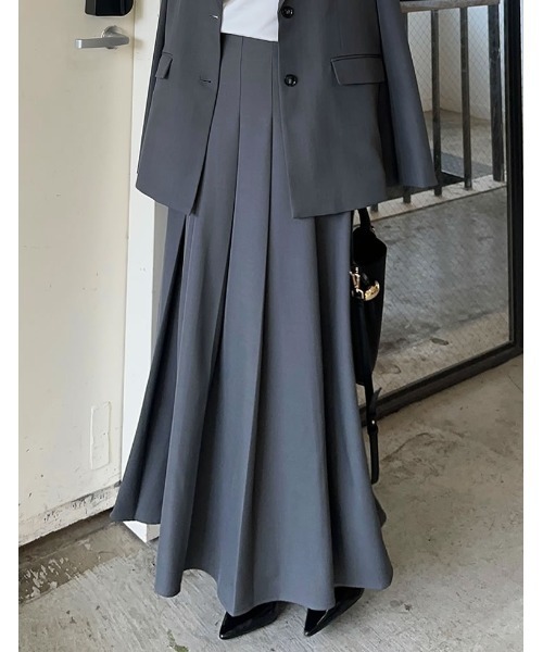 Re:EDIT（リエディ） ロング スカート 「2025AW COLLECTION」「低身長