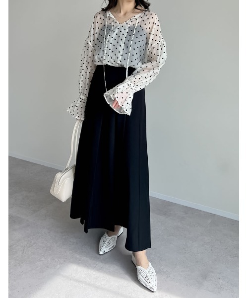 Re:EDIT（リエディ） ロング スカート 「2025AW COLLECTION」「低身長