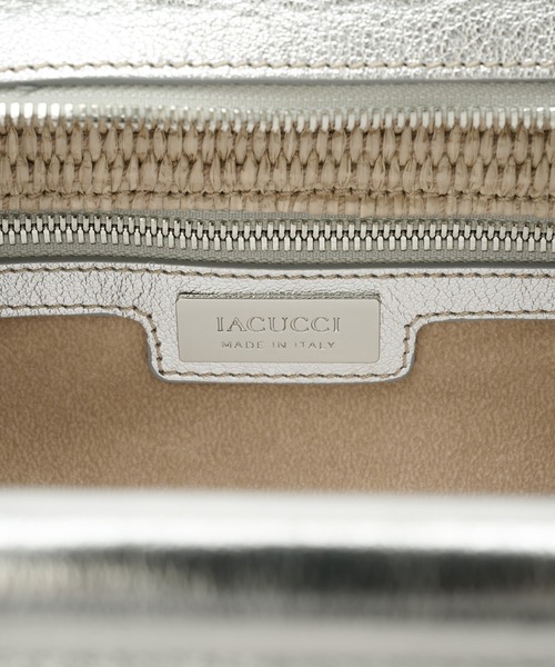 IACUCCI トートバッグ ソルベット S PAGLIA/LAMINATO レディース